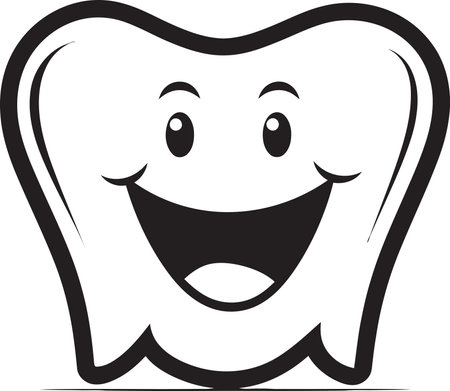 Grin Guardians Cartoon Teeths Heroic Exploitsのイラスト素材