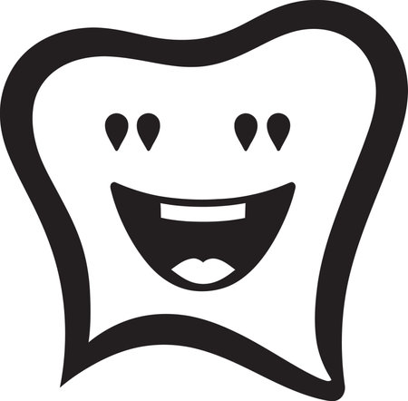 The Jovial Jawbones Cartoon Teeths Whimsical Whirlwindのイラスト素材