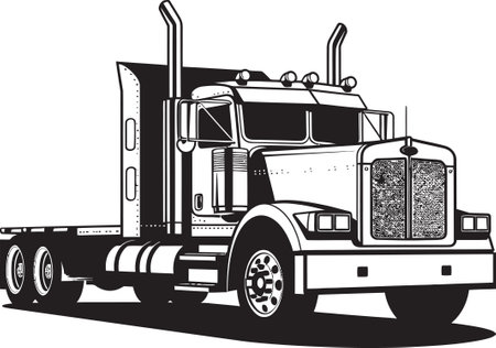 Leveraging Blockchain Technology for Transparency and Traceability in Truckingのイラスト素材