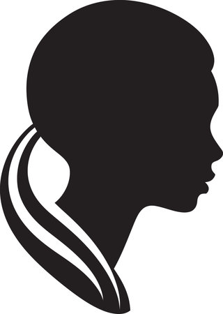 Empress Emblem Capturing the Majesty and Authority of Women in a Timeless Logoのイラスト素材