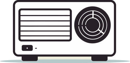 Portable Air Quality Monitoring System Vector Graphicのイラスト素材