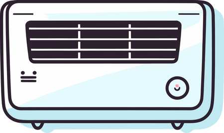 Residential Heat Recovery Ventilation System Retrofit Installation Guide Vector Graphicのイラスト素材