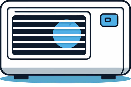 Energy-Efficient Heat Pump Vector Designのイラスト素材