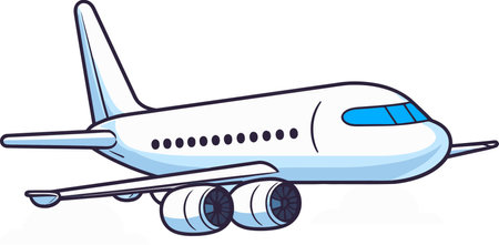 Wings of imagination Vector airplane illustrationのイラスト素材