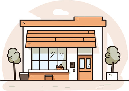 Vector Illustration of City Adjustable Skates with Skater and Push-Button Sizingのイラスト素材