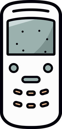 Vintage Grunge Style Smartphone Vector Designのイラスト素材