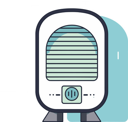 Futuristic Air Purifier Vector Illustration with Advanced Air Filtration Technologyのイラスト素材