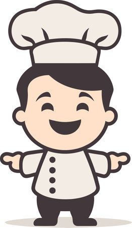 Vectorized Culinary Discoveries Chef Illustrations Unearthing Flavor Gemsのイラスト素材