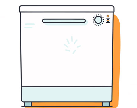 Dishwasher Illustration Mastery Elevate Your Artistic Skillsのイラスト素材