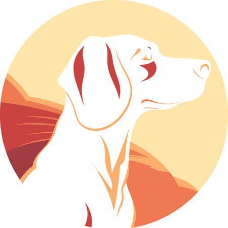 Furry Friends Forever Dog Vector Illustrations Celebrating Lifelong Bondsのイラスト素材