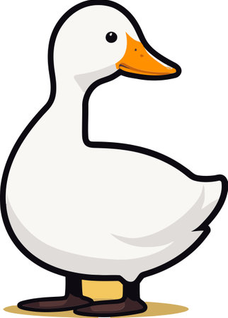 Quack Quack Quorum A Vector Illustration Celebrating the Quaint Gathering of Ducks by a Rustic Pondのイラスト素材