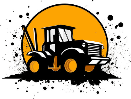 Cityscape Chronicles Dumper Vector Illustrations of Urban Lifeのイラスト素材