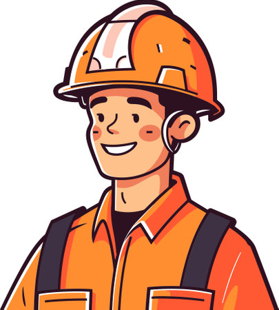 Engineer Integrating Eco-Friendly Innovations Vector Illustrationのイラスト素材