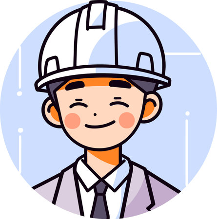 Engineer Enhancing Product Design Vector Illustrationのイラスト素材