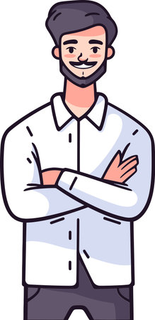 Engineer Refurbishing Renewable Processes Vector Illustrationのイラスト素材