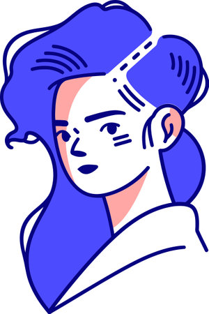 Engineer Planning Industrial Automation Vector Illustrationのイラスト素材