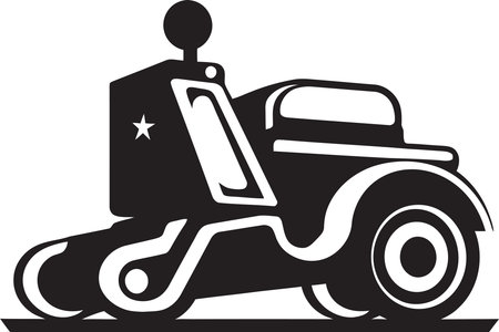 Crafting Roads with Precision Asphalt Roller Vector Graphicsのイラスト素材