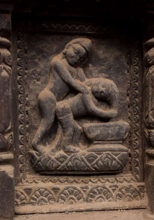 Hindu Goddess Sexual Pose Kamasutraの写真素材