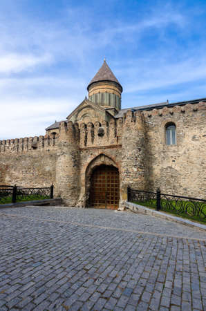 The Svetitskhoveli Cathedral, a Georgian Orthodox cathedral in old capital city Mtskheta in Georgia