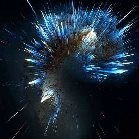 The colorful galaxy clouds and big bang abstract star texture