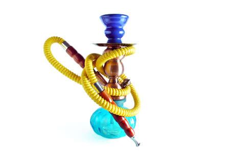 Small hookah on white background.の写真素材