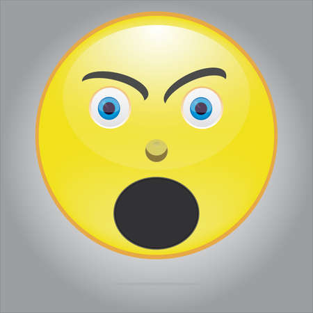 evil smile vector illustrationのイラスト素材