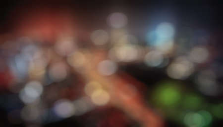 Colorful bokeh background. Defocused lights of different colors pictureの写真素材
