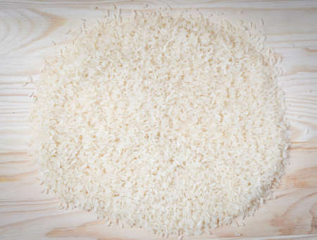white rice scatteredの写真素材