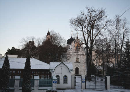 Synkovichi, BELARUS - February 26, 2017. Zhyrovichy Monastery Orthodoxyのeditorial素材