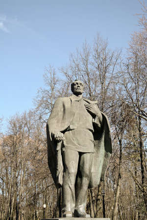 MINSK, BELARUS - March 23, 2017. MINSK, BELARUS - March 23, 2017. Monument to Belarusian writer...