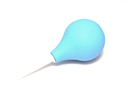 Enema isolated on white backgroundの写真素材