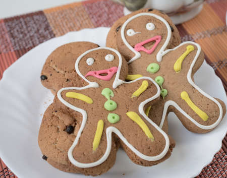 Funny cookies for breakfast