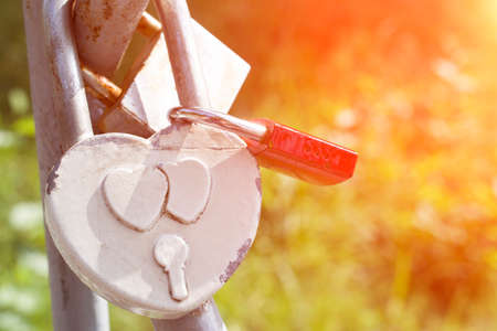 love lock vintageの写真素材