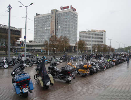 MINSK, BELARUS - September 15, 2018. Motorcycle Parade Harley-Davidsonのeditorial素材