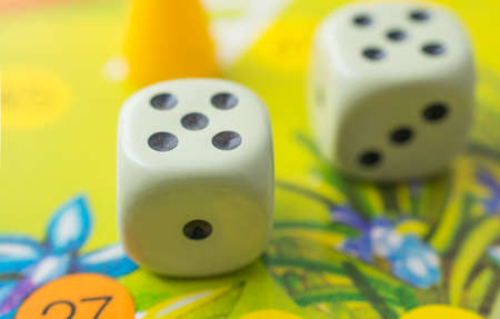 Board game concept, part of leisure time