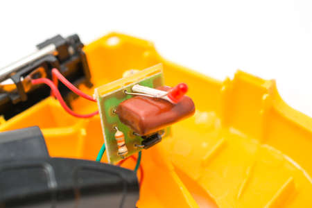 voltage electrical detail isolated on white background