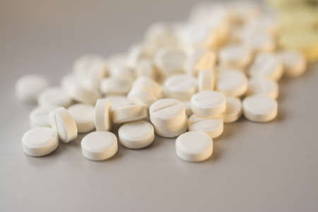 doping pills heap for athletes before close-up competitionsの写真素材