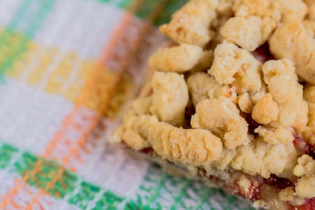 Delicious cookies biscuits close-up on the table for food