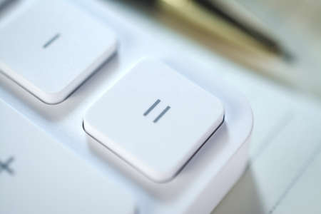 calculator buttons close upの写真素材