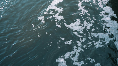 ocean chemical pollution concept background abstract photoの写真素材