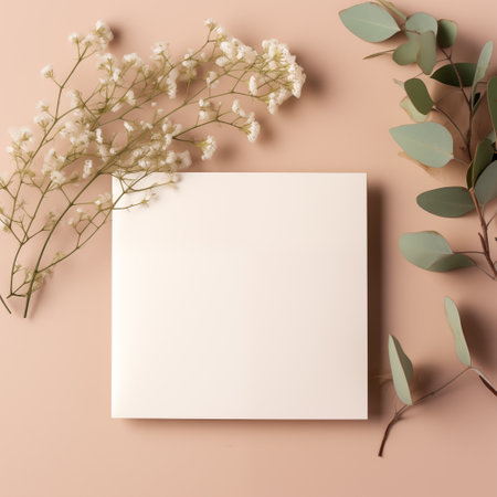 greeting card in pastel colors - Generative AIの素材
