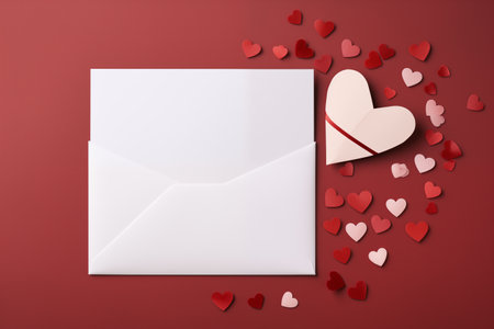 Valentine's Day greeting card - Generative AIの素材