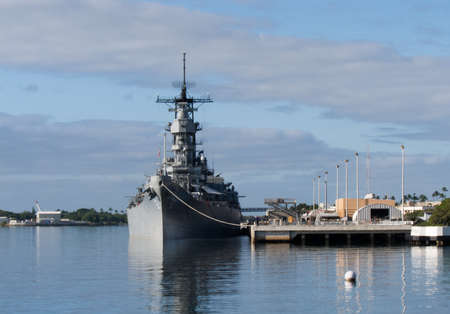 USS Missouri at Pearl Harbor Memorialのeditorial素材