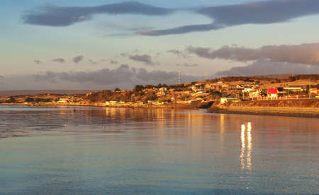 Punta Arenas cityscape,the southernmost city on earth,Chileの写真素材