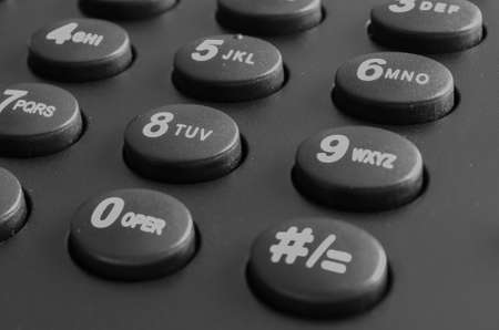 The phone keypadの写真素材