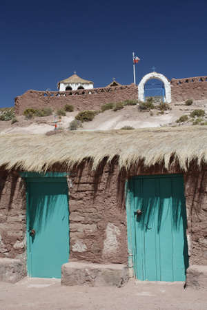 Salt houses in Atacama desert, chileのeditorial素材