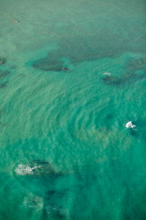 Aerial view of a beach in Brazilの写真素材