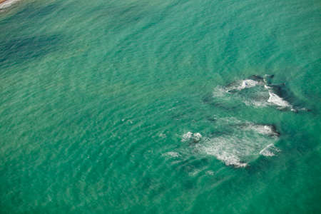 Aerial view of a beach in Brazilの写真素材