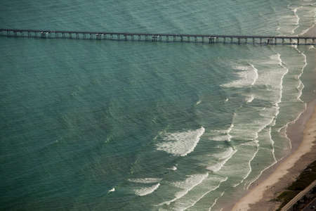 Aerial view of a beach in Brazil