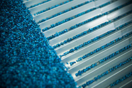 Production line pharmaceutical industry. Manufacturing of drugs and medications, pharmaceuticals.の写真素材